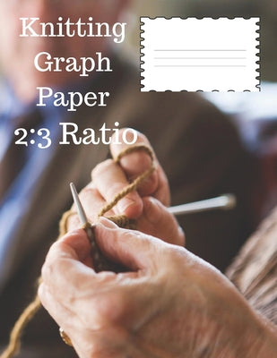 Knitting Graph Paper 2: 3 Ratio: Knitting paper is used to design knitting charts for new patterns.