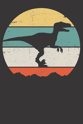 Notebook: Velociraptor College Ruled 6x9 120 Pages