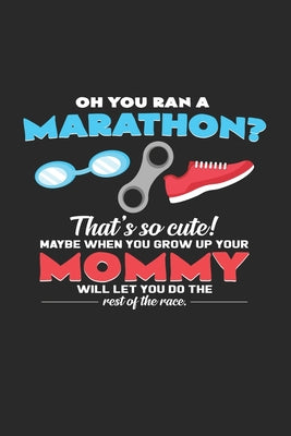 Marathon Mommy: 6x9 Triathlon - dotgrid - dot grid paper - notebook - notes