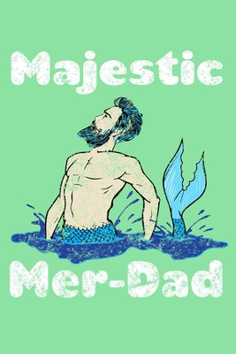 Majestic Mer Dad: Comic Book Notebook Paper