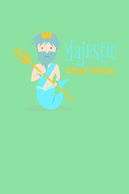 Majestic Mer Man: Comic Book Notebook Paper