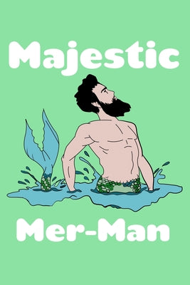 Majestic Mer Man: Comic Book Notebook Paper