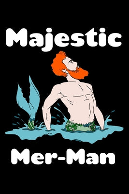 Majestic Mer Man: Comic Book Notebook Paper