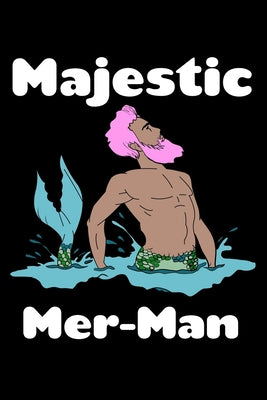 Majestic Mer Man: Comic Book Notebook Paper