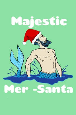 Majestic Mer Santa: Comic Book Notebook Paper