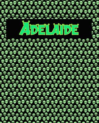 120 Page Handwriting Practice Book with Green Alien Cover Adelaide: Primary Grades Handwriting Book