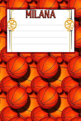 Basketball Life Milana: College Ruled Composition Book
