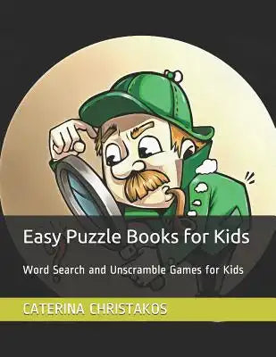 Easy Puzzle Books for Kids: Word Search and Unscramble Games for Kids