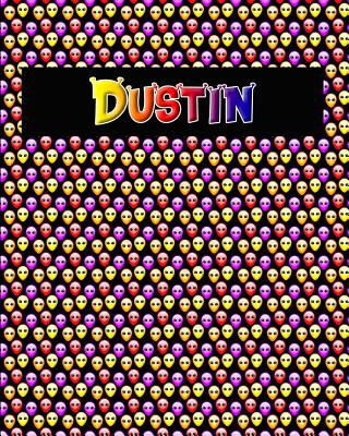 120 Page Handwriting Practice Book with Colorful Alien Cover Dustin: Primary Grades Handwriting Book