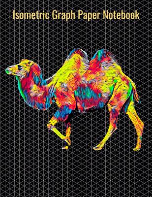 Isometric Graph Paper Notebook: Equilateral Triangles, 120 Pages, Vibrant Camel Cover, 8.5 x 11 inches (21.59 x 27.94 cm)