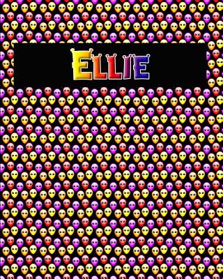 120 Page Handwriting Practice Book with Colorful Alien Cover Ellie: Primary Grades Handwriting Book