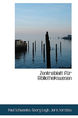 Zentralblatt F R Bibliothekswesen