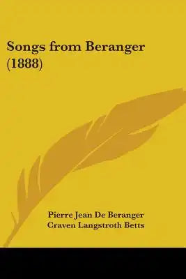 Songs from Beranger (1888)