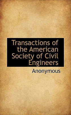 Transactions of the American Society of Civil Engineers