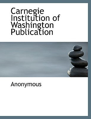 Carnegie Institution of Washington Publication