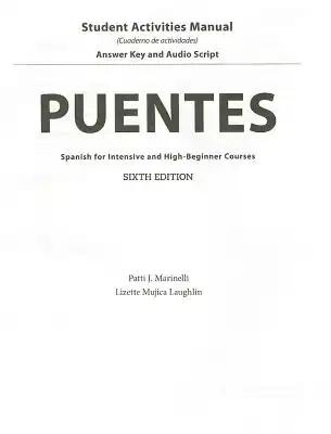 Sam Answer Key & Audioscript for Marinelli/Laughlin's Puentes, 6th