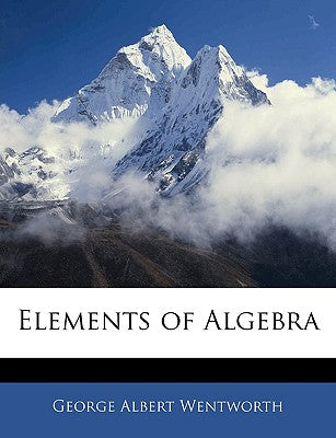 Elements of Algebra