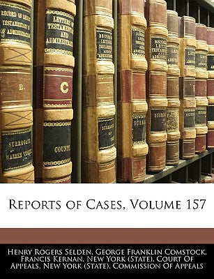 Reports of Cases, Volume 157