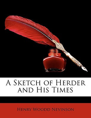 A Sketch of Herder and His Times