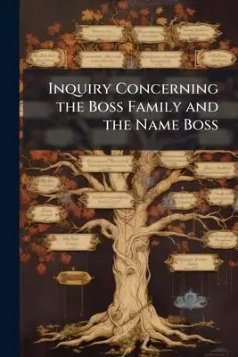 Inquiry Concerning the Boss Family and the Name Boss: Correspondence Between W.G. Boss and H.R. Boss