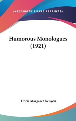 Humorous Monologues (1921)
