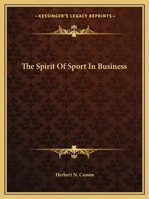 The Spirit of Sport in Business