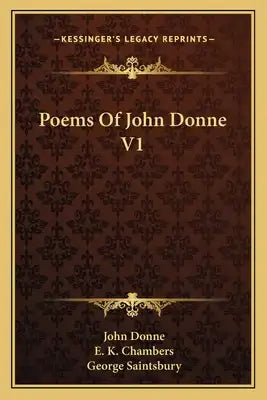 Poems Of John Donne V1