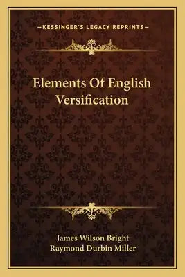 Elements of English Versification