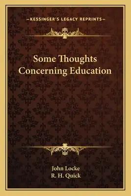 Some Thoughts Concerning Education