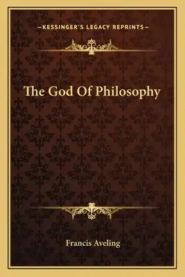 The God of Philosophy