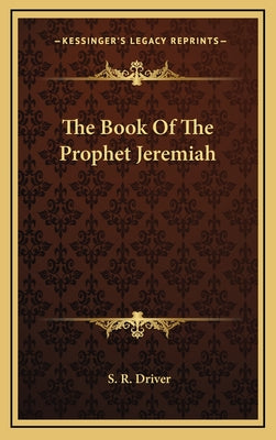 The Book of the Prophet Jeremiah