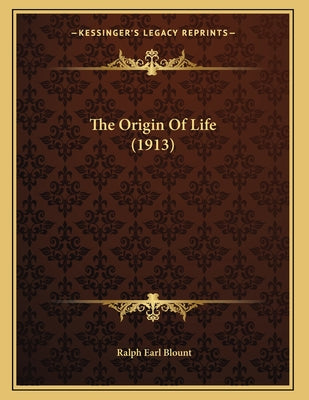 The Origin Of Life (1913)