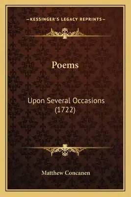 Poems: Upon Several Occasions (1722)