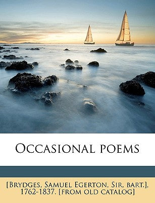 Occasional Poems