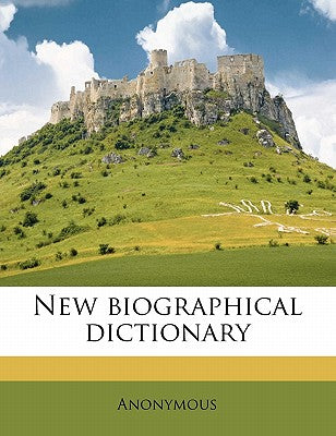 New Biographical Dictionary