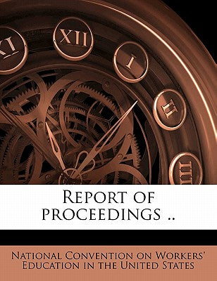 Report of Proceedings ..