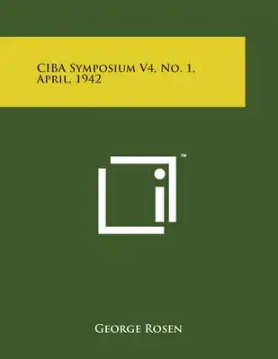 CIBA Symposium V4, No. 1, April, 1942