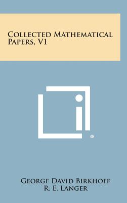 Collected Mathematical Papers, V1