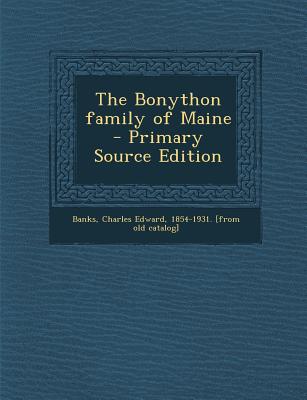 The Bonython Family of Maine