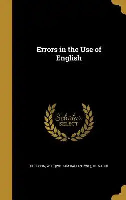 Errors in the Use of English