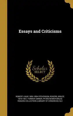 Essays and Criticisms