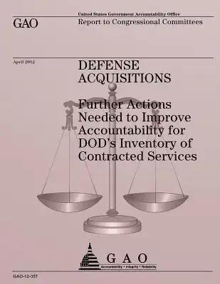 Defense Acquisitions: Further Actions Needed to Improve Accountability or DOD's Inventory of Contracted Services