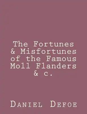 The Fortunes & Misfortunes of the Famous Moll Flanders &c.