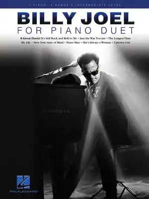 This Piano Duet Songbook Features Music by Billy Joel, Presenting a Curated Collection of His Most Beloved Songs Arranged for One Piano and Four Hands