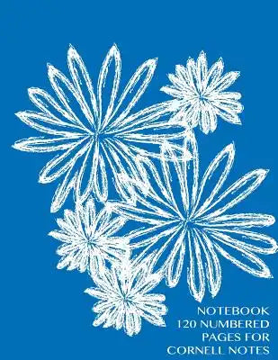 Notebook 120 numbered pages for Cornell Notes: Notebook for Cornell notes with blue cover - 8.5"x11" ideal for studying, includes guide to effective s