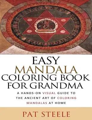 Easy Mandala Coloring Book For Grandma