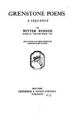 Grenstone Poems, A Sequence