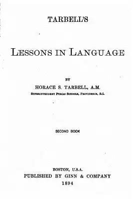 Tarbell's Lessons in Language