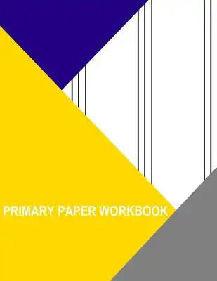 Primary Paper Workbook: Landscape 4 Lines Per Page