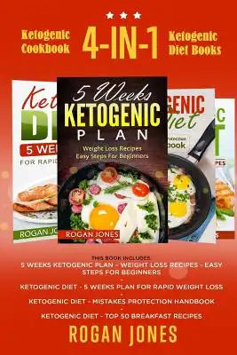 Ketogenic Cookbook: 4-in-1 Ketogenic Diet Books